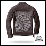 Veste Tête de Mort Indienne (Cuir)