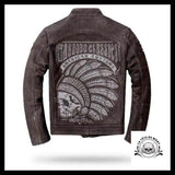 Veste Tête de Mort Indienne (Cuir)