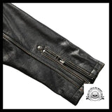 Veste Tête de Mort Motard (Cuir)