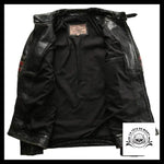 Veste Tête de Mort Motard (Cuir)