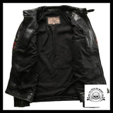 Veste Tête de Mort Motard (Cuir)