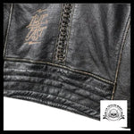 Veste Tête de Mort Motard (Cuir)