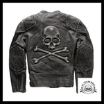 Veste Tête de Mort Pirate Grise