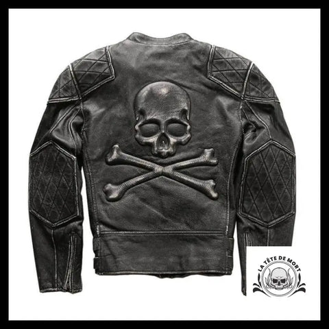 Veste Tête de Mort Pirate Noire
