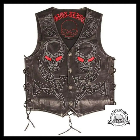 Veste Tête de Mort Vintage