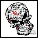 Sticker Tête de Mort Gangster