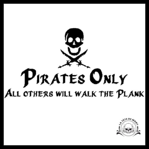 Sticker Pirate Only