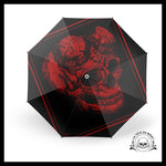 Parapluie Crâne Rouge