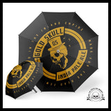 Parapluie Skull Gold