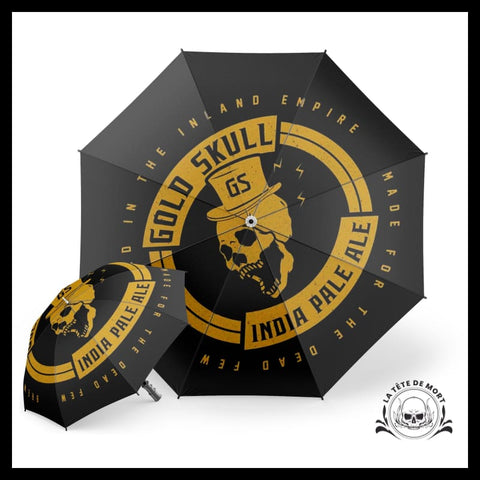 Parapluie Skull Gold