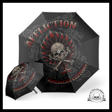 Parapluie Tête de Mort Gothique