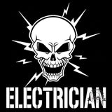 Sticker Electrician Skull