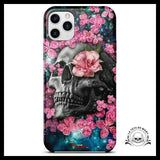 Coque Crâne Et Fleur (iPhone)