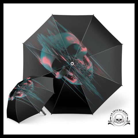 Parapluie Tête de Mort 3D Gothique Art