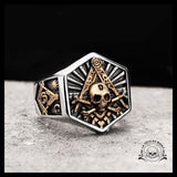 Bague Illuminati (Acier)