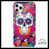 Coque Tête de Mort Mexicaine Colorée (iPhone)