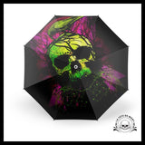 Parapluie Tête de Mort Corbeau
