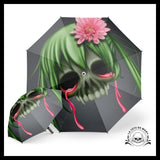 Parapluie Tête de Mort Qui Pleure