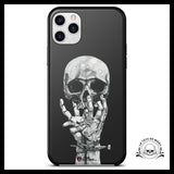 Coque Squelette Noir Et Blanc (iPhone)