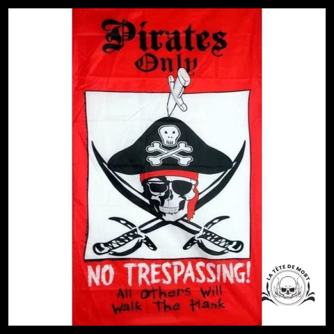 Drapeau Pirate Only