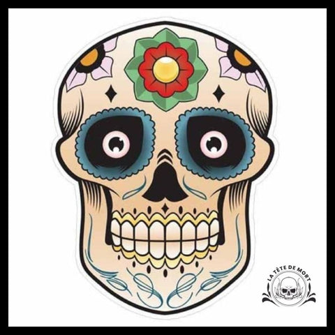 Sticker Crâne Mexicain