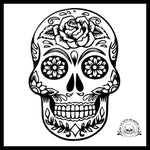 Sticker Crâne Mexicain Homme
