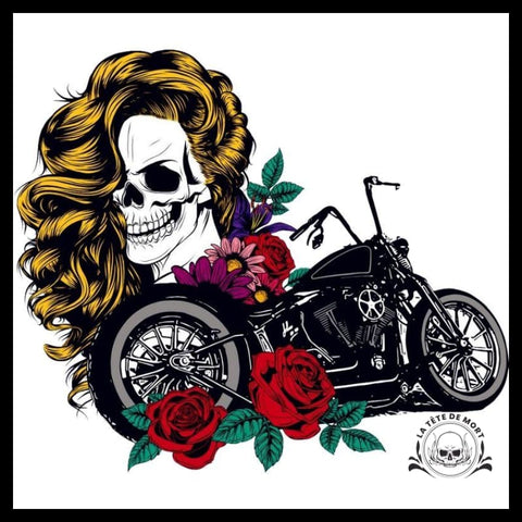 Autocollant Harley Davidson Skull