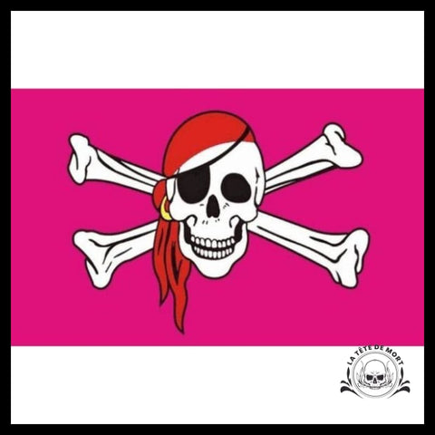 Drapeau Pirate Rose