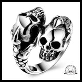 Bague Dragon Homme (Acier)