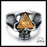 Bague Homme Illuminati (Acier)