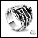 Bague Main Squelette (Argent)