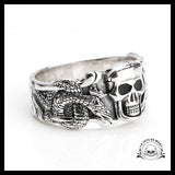 Bague Serpent Homme (Argent)