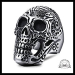 Bague Crâne Mexicain Calavera (Acier)