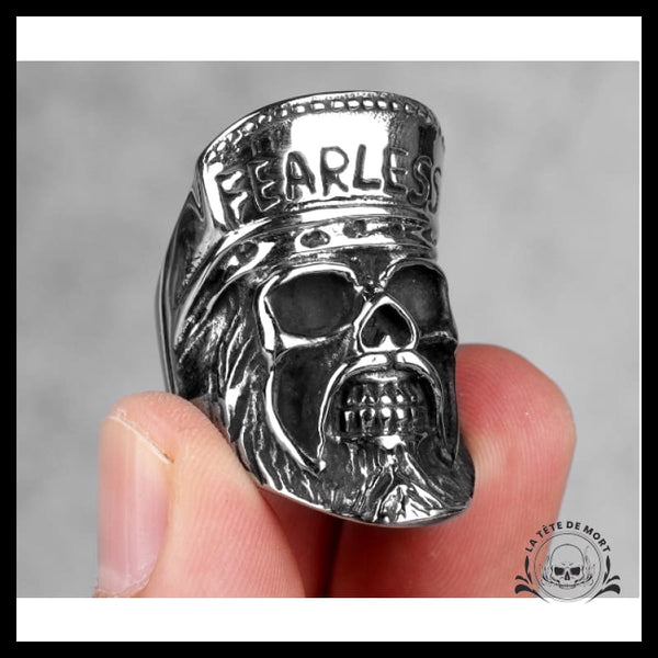 Bague Barbu sans peur La T te de Mort