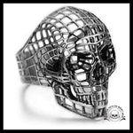 Bague Tête de Mort Design (Acier)