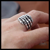 Bague Main Squelette (Argent)