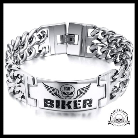 Bracelet Biker Homme (Acier)