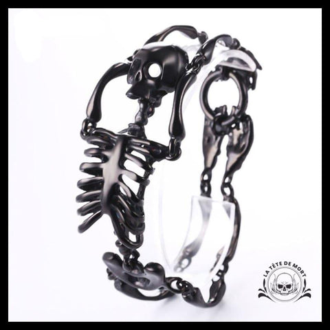Bracelet Tête de Mort Squelette Humain