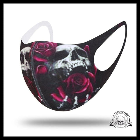 Masque Crâne et Roses