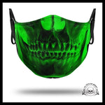 Masque Tête de Mort Verte