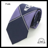 Cravate Violette Crâne