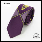 Cravate Crâne Violet