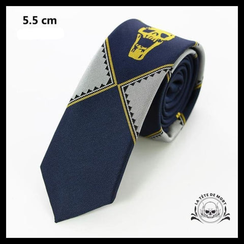 Cravate Tête de Mort Vintage