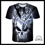 T-Shirt Squelette De La Mort