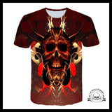 T-Shirt Squelette De La Mort