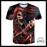 T-Shirt Squelette De La Mort