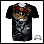 T-Shirt Squelette De La Mort