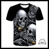 T-Shirt Squelette De La Mort