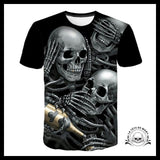 T-Shirt Squelette De La Mort