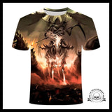 T-Shirt Tête de Mort Lion